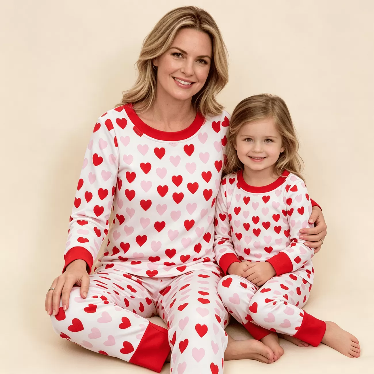 Custom Family Matching Pajamas Valentine PJ 2 piece Sets
