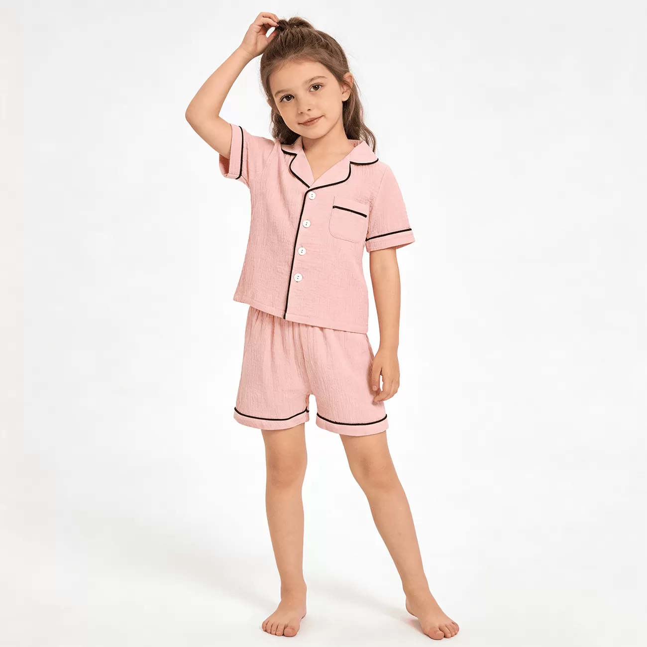 Custom Kid pajamas Sets Children Sleepwear 100% Cotton Pjs For Teenagers
