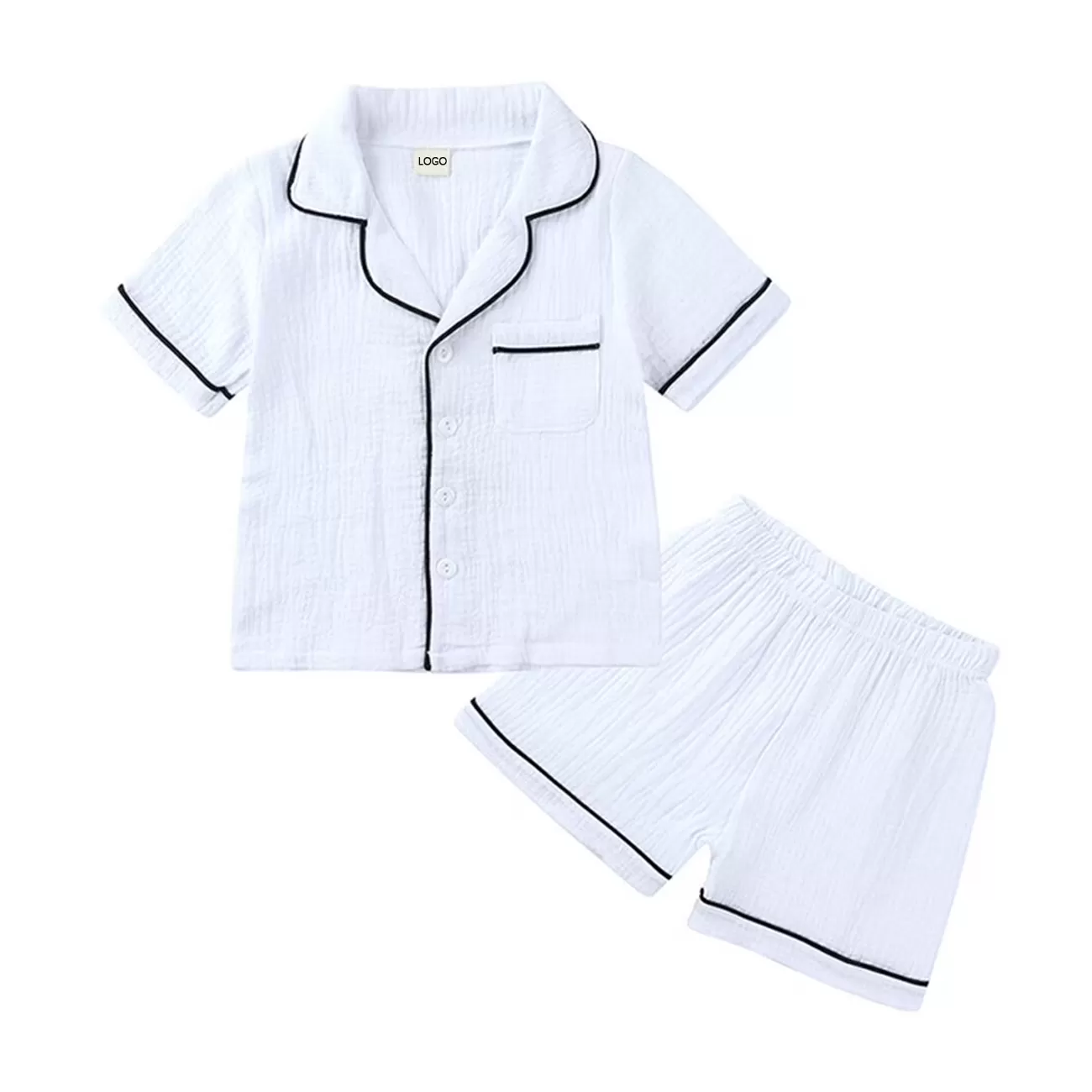 Custom Kid pajamas Sets Children Sleepwear 100% Cotton Pjs For Teenagers