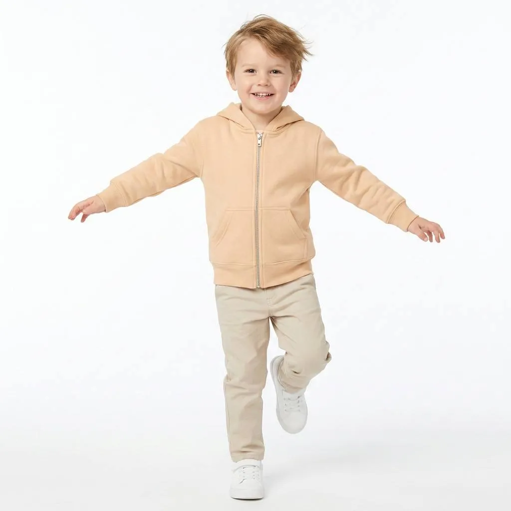 Custom Kid Hoodie Sets Zipper Sweatshirts With Hoodie