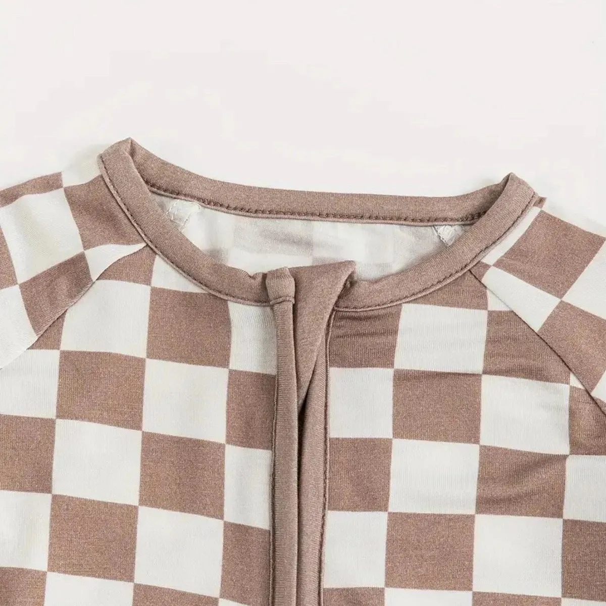 Custom Bamboo Baby Romper 2-Way Zipper | 100pcs Low MOQ | OEM/ODM Newborn Bodysuit Wholesale