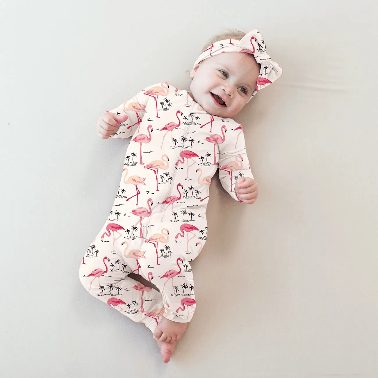 Custom Christmas Newborn Baby Romper Clothes Viscose Bamboo Spandex 2 Way Zipper Newborn Jumpsuits