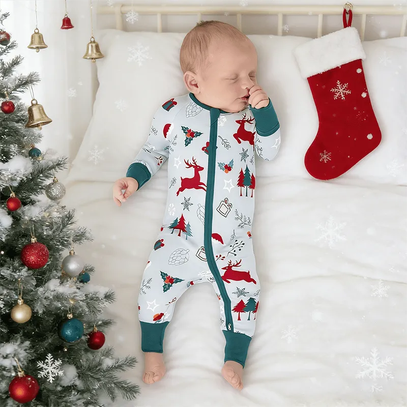 Design Private Label Baby Romper Custom Print for Newborn Unisex Low Moq