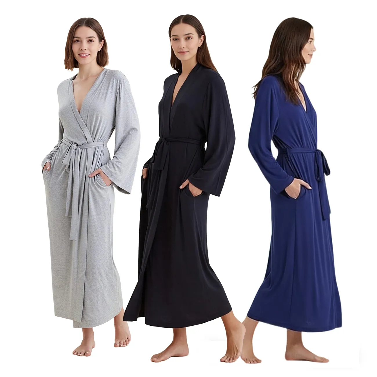 Custom Luxury Modal Robes for Women Wholesale Private Label Sleepwear Manufacturer