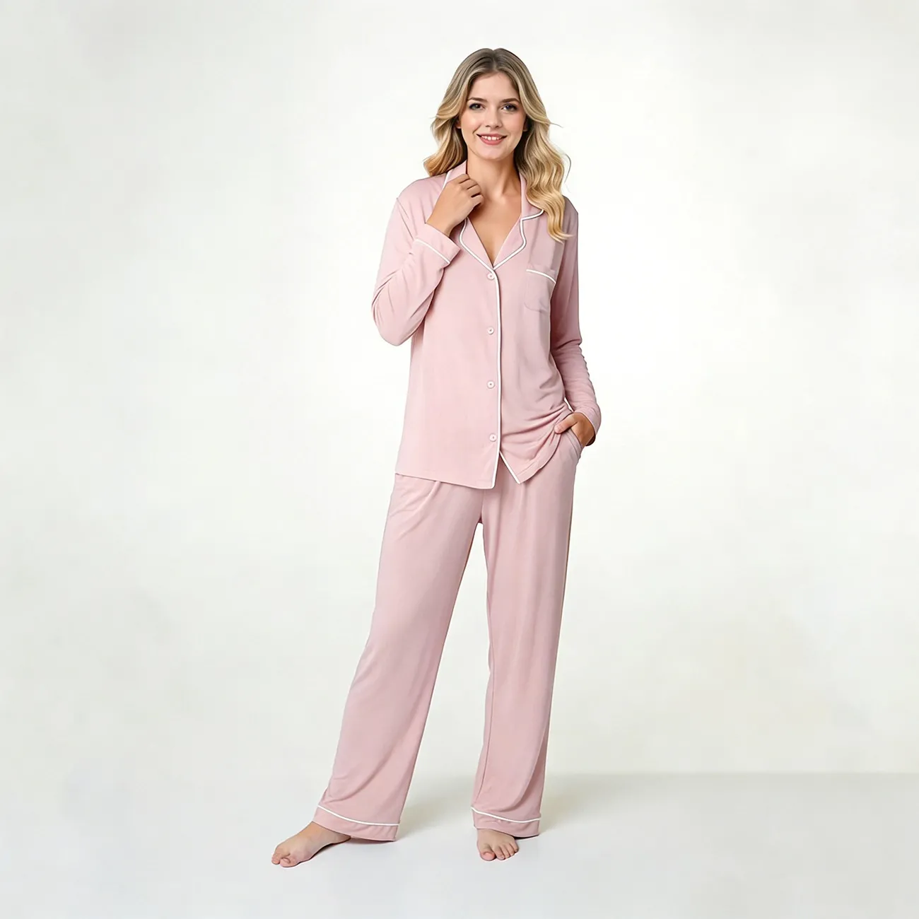 Wholesale Custom 100 Cotton Pajamas for Women Private Label Sleepwear Manufacturer
