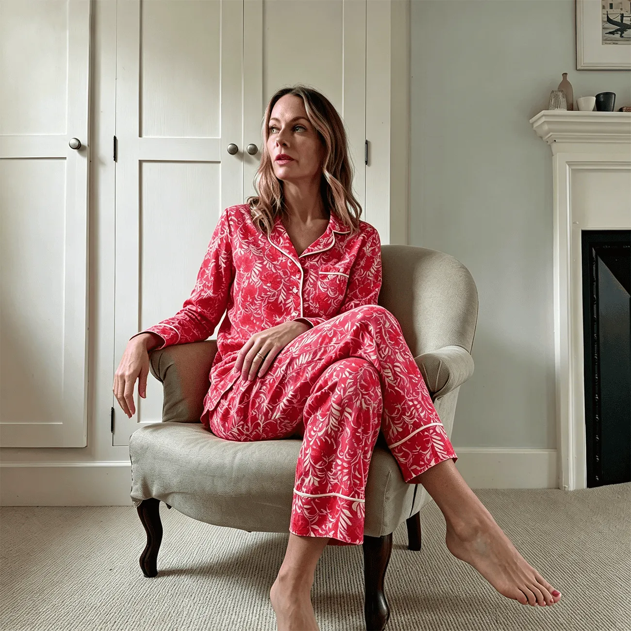 Custom Women Crinkle Cotton Gauze Pajamas Personalized Muslin Loungewear Wholesale
