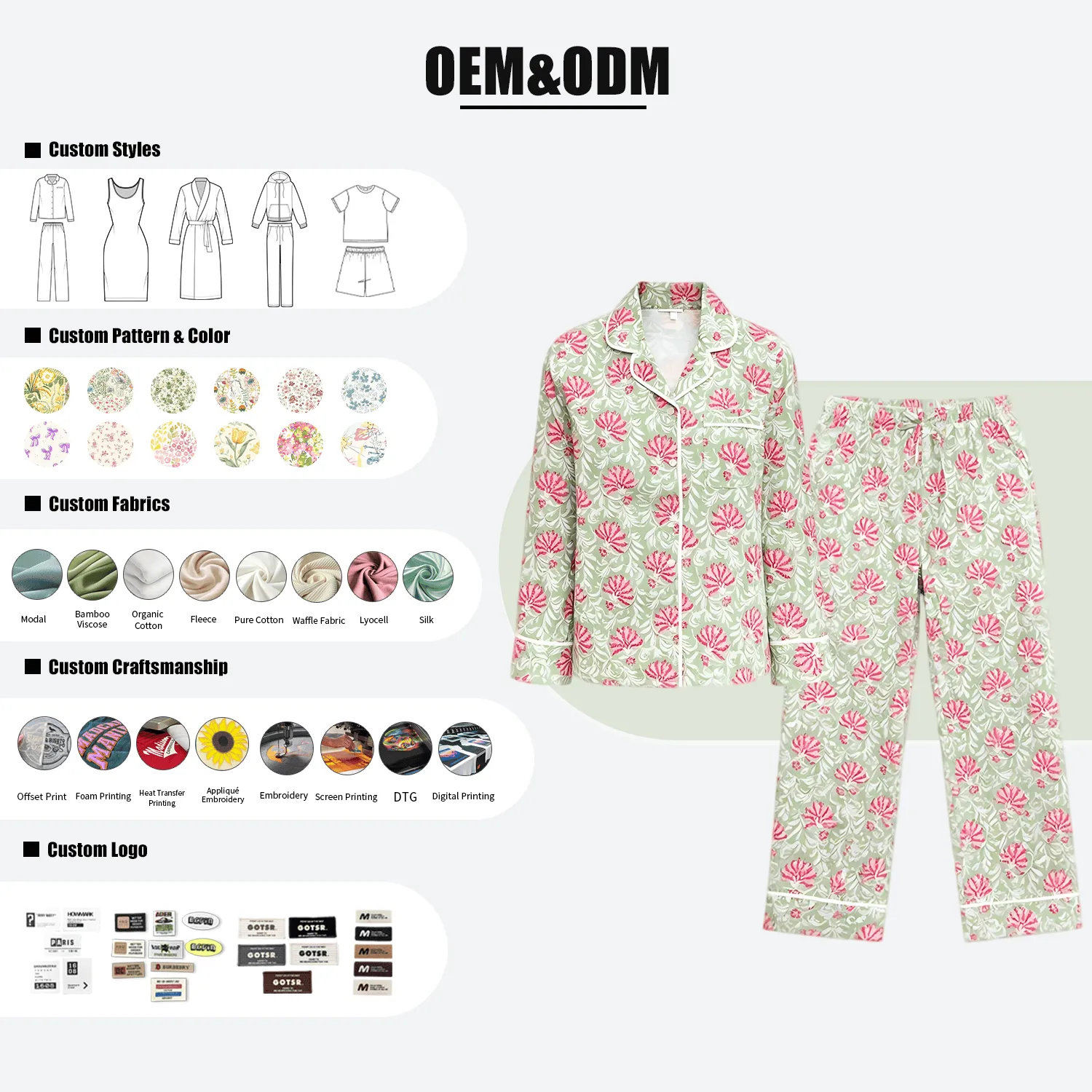 Custom Women Crinkle Cotton Gauze Pajamas Personalized Muslin Loungewear Wholesale